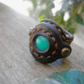miA-革指輪 turquoise